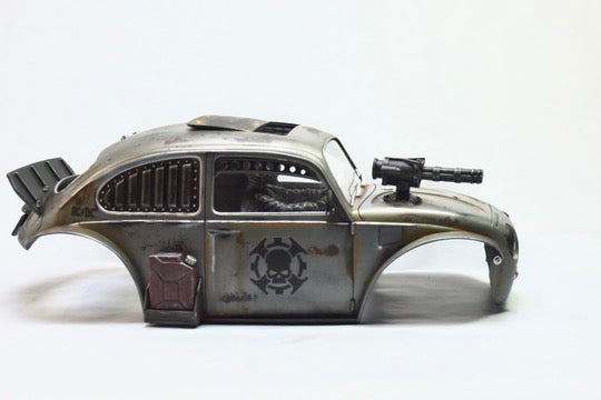 Tamiya Sand Scorcher 1/10 Custom Painted Body – Finished with Driver Figure (DYSTOPIC)