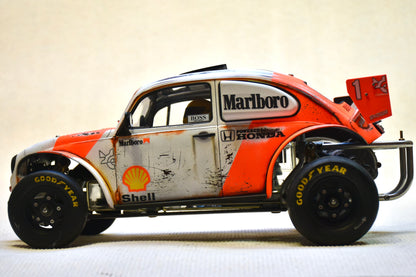 Tamiya Sand Scorcher 1/10 Custom Painted Body – Finished with Driver Figure (BUGLAREN)