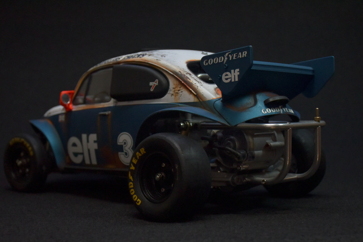 Tamiya Sand Scorcher 1/10 Custom Painted Body – Finished with Driver Figure (Tyrrell p34 tribute)