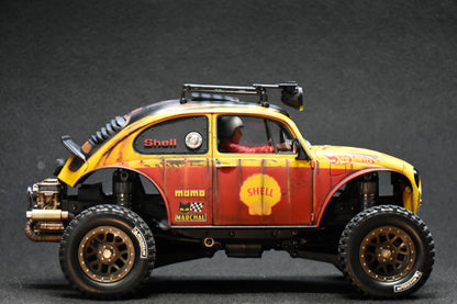 Custom-Built Tamiya CC-02 4WD Chassis with Sand Scorcher Body