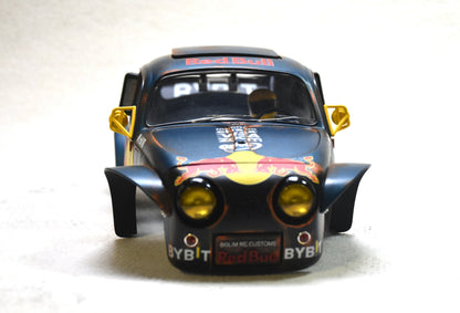 Tamiya Sand Scorcher 1/10 Custom Painted Body – Finished with Driver Figure (RED BUG) RED BULL LIVERY
