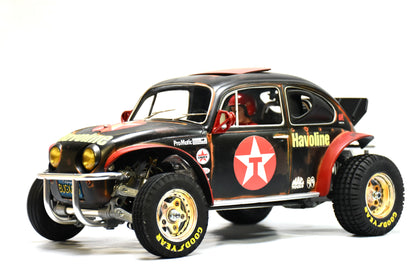Tamiya Sand Scorcher 1/10 Custom Painted Body – Finished with Driver Figure (BUGXACO)