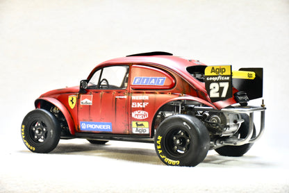 Tamiya Sand Scorcher 1/10 Custom Painted Body – Finished with Driver Figure (Ferragen2) - BOLIM RC CUSTOMS