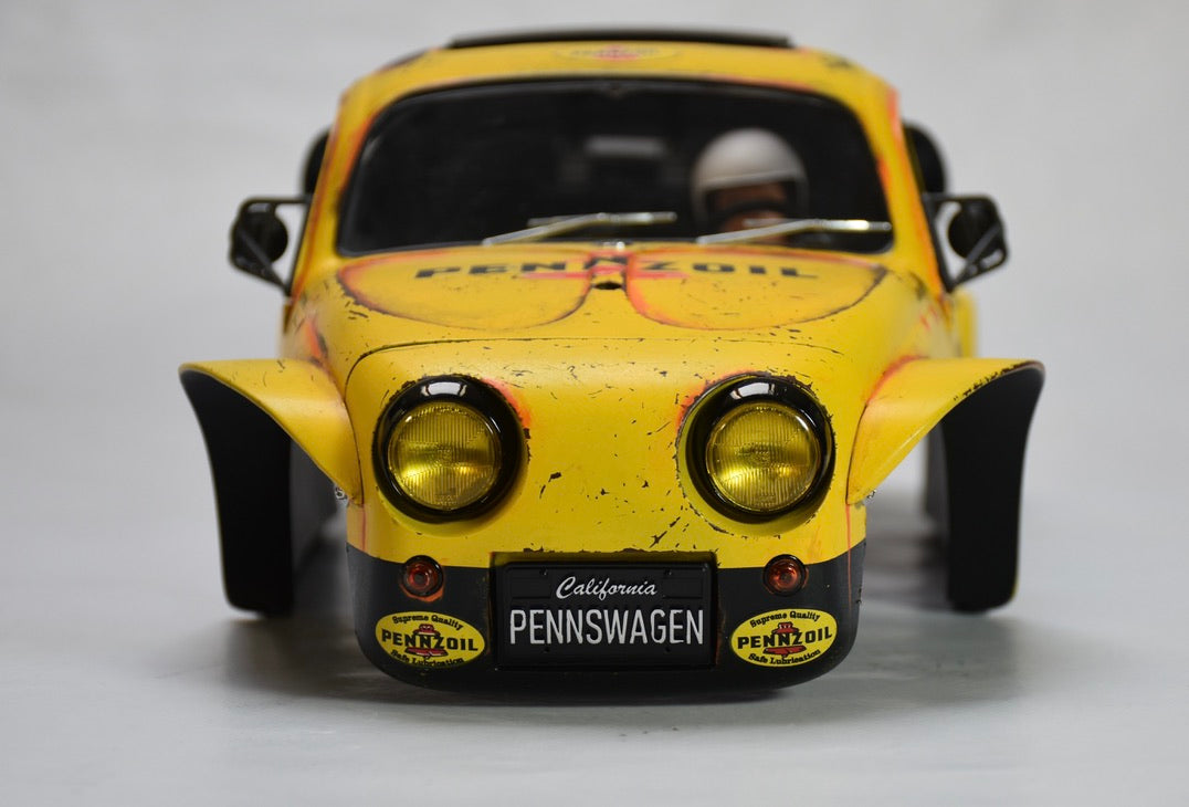 Tamiya Sand Scorcher 1/10 Custom Painted Body – Finished with Driver Figure (PENNSWAGEN)