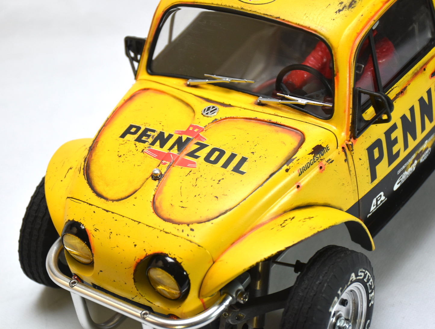 Tamiya Sand Scorcher 1/10 Custom Painted Body – Finished with Driver Figure (PENNSWAGEN)