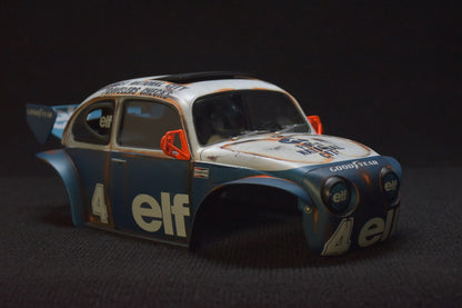 Tamiya Sand Scorcher 1/10 Custom Painted Body – Finished with Driver Figure (Tyrrell p34 tribute)