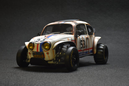 HERBUG - Tamiya Sand Scorcher 1/10 Custom Painted Body – Finished with Driver Figure