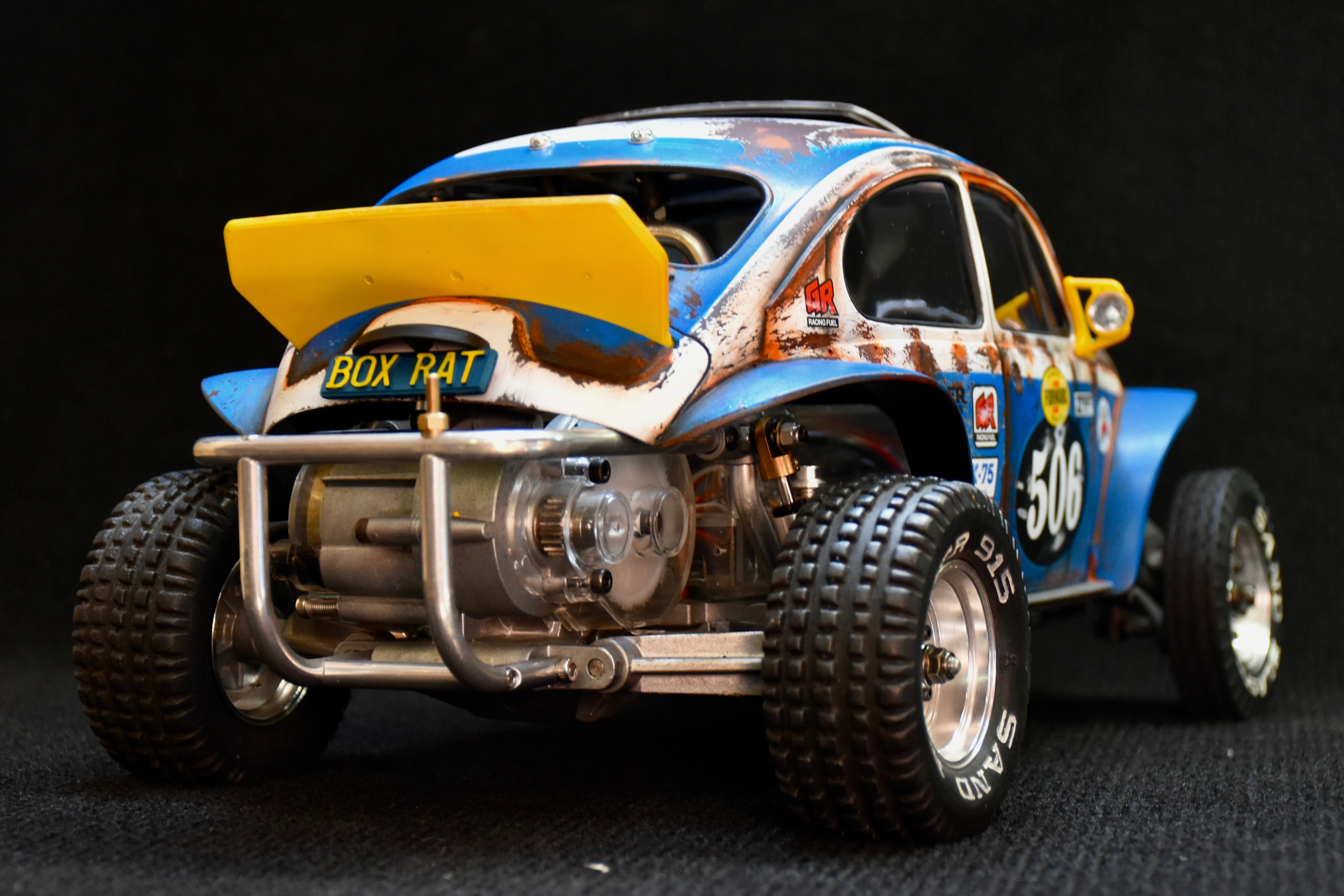 Tamiya Sand Scorcher 1/10 Custom Painted Body – Finished with