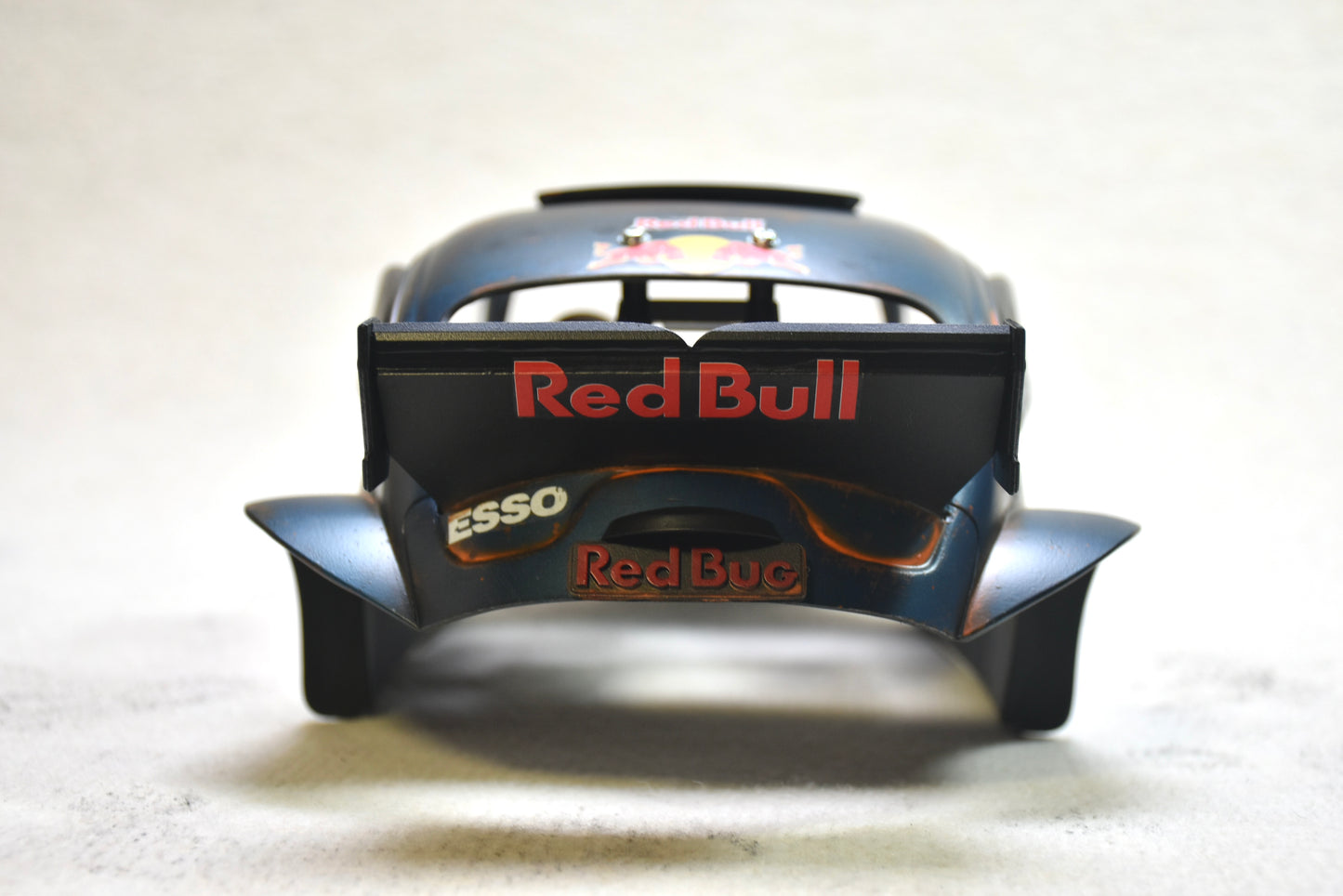 Tamiya Sand Scorcher 1/10 Custom Painted Body – Finished with Driver Figure (RED BUG) RED BULL LIVERY