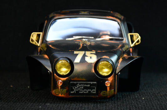 Tamiya Sand Scorcher 1/10 Custom Painted Body – Finished with Driver Figure (JPScorcher)