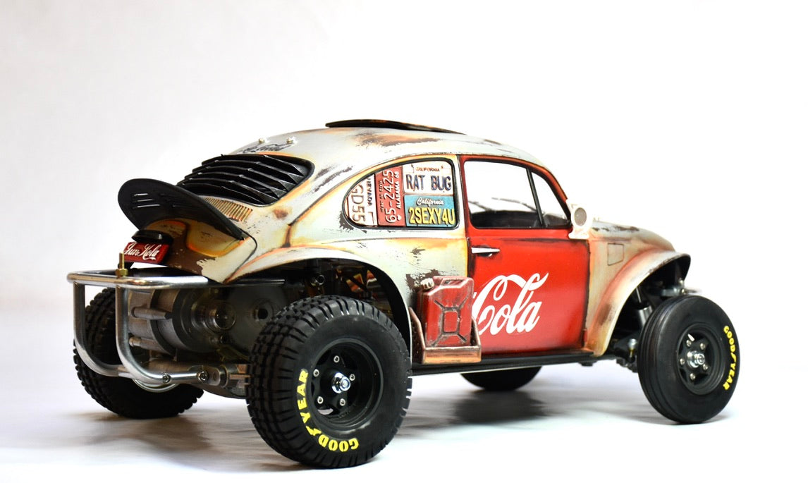 Tamiya Sand Scorcher 1/10 Custom Painted Body – Finished with Driver Figure (JUNKOLA)