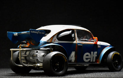 Tamiya Sand Scorcher 1/10 Custom Painted Body – Finished with Driver Figure (Tyrrell p34 tribute)