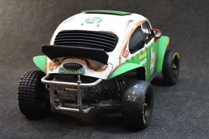 Tamiya Sand Scorcher 1/10 Custom Painted Body – Finished with Driver Figure (CASBUG)