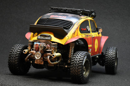 Custom-Built Tamiya CC-02 4WD Chassis with Sand Scorcher Body