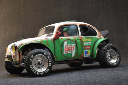 Tamiya Sand Scorcher 1/10 Custom Painted Body – Finished with Driver Figure (CASBUG)