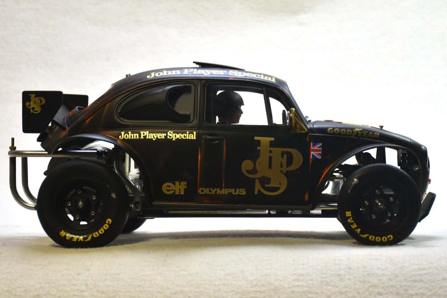 Tamiya Sand Scorcher 1/10 Custom Painted Body – Finished with Driver Figure (JPScorcher)