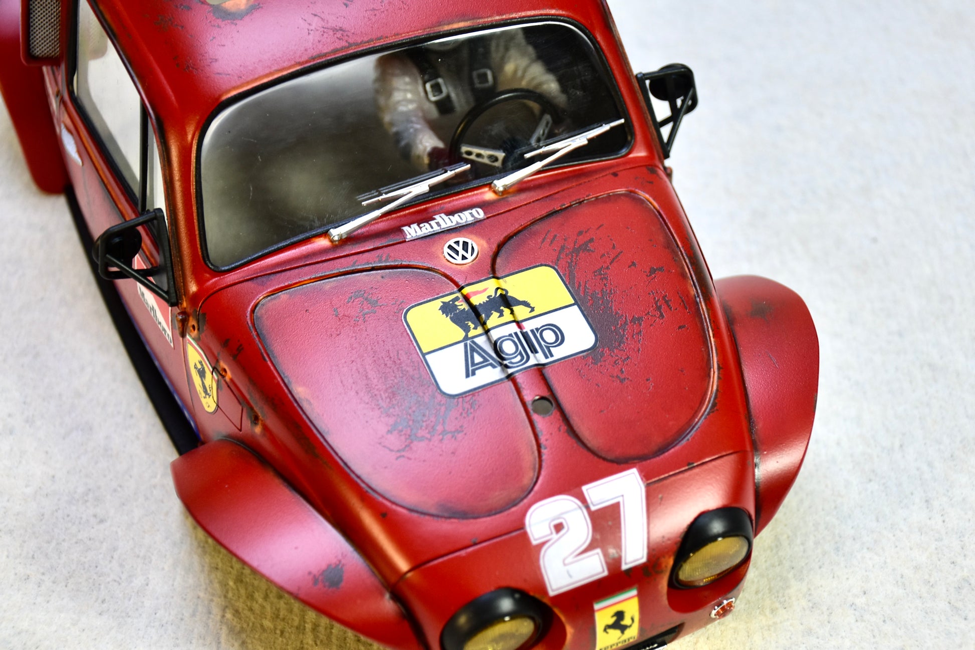 Tamiya Sand Scorcher 1/10 Custom Painted Body – Finished with Driver Figure (Ferragen2) - BOLIM RC CUSTOMS