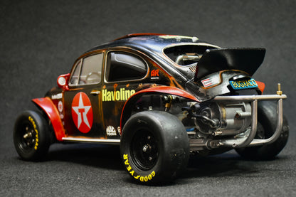 Tamiya Sand Scorcher 1/10 Custom Painted Body – Finished with Driver Figure (BUGXACO)