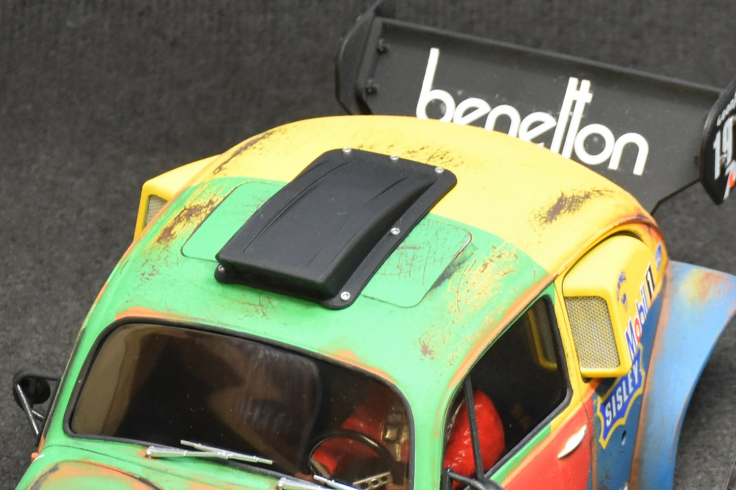 AILERON ARRIÈRE Tamiya Sand Scorcher &amp; Blitzer Beetle 1/10 (STYLE HERBIE) – Pièce de mise à niveau en résine personnalisée RC