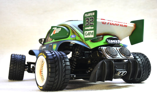 WAGUP  - Custom-Built Tamiya Blitzer Beetle – 1/10 RC Buggy (7UP LIVERY)