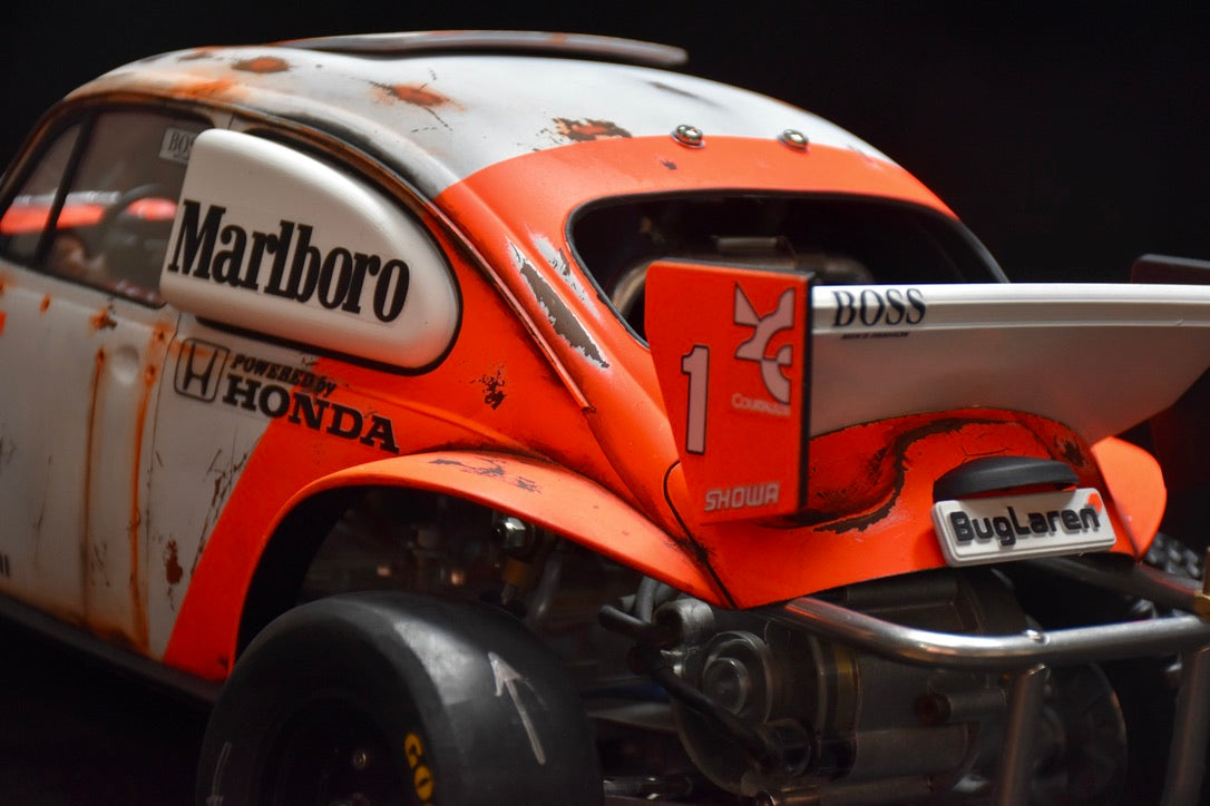 Tamiya Sand Scorcher 1/10 Custom Painted Body – Finished with Driver Figure (BUGLAREN)