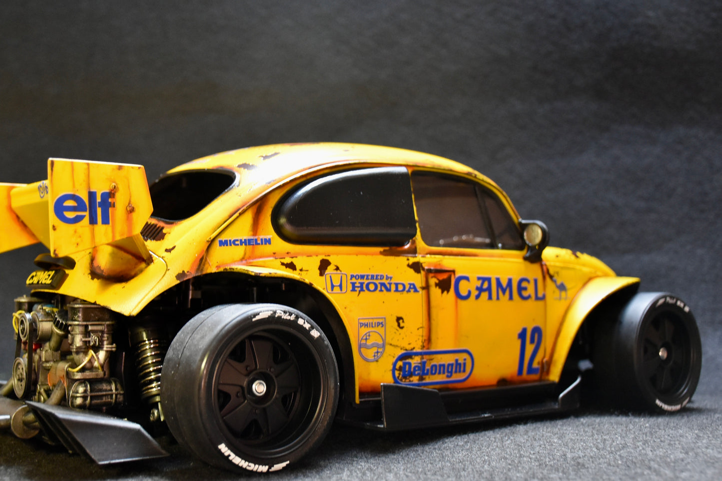 Tamiya Custom-Built STREET Blitzer Beetle (CAMEL LIVERY #2) – 1/10 RC (Tamiya BT-01 Chassis)