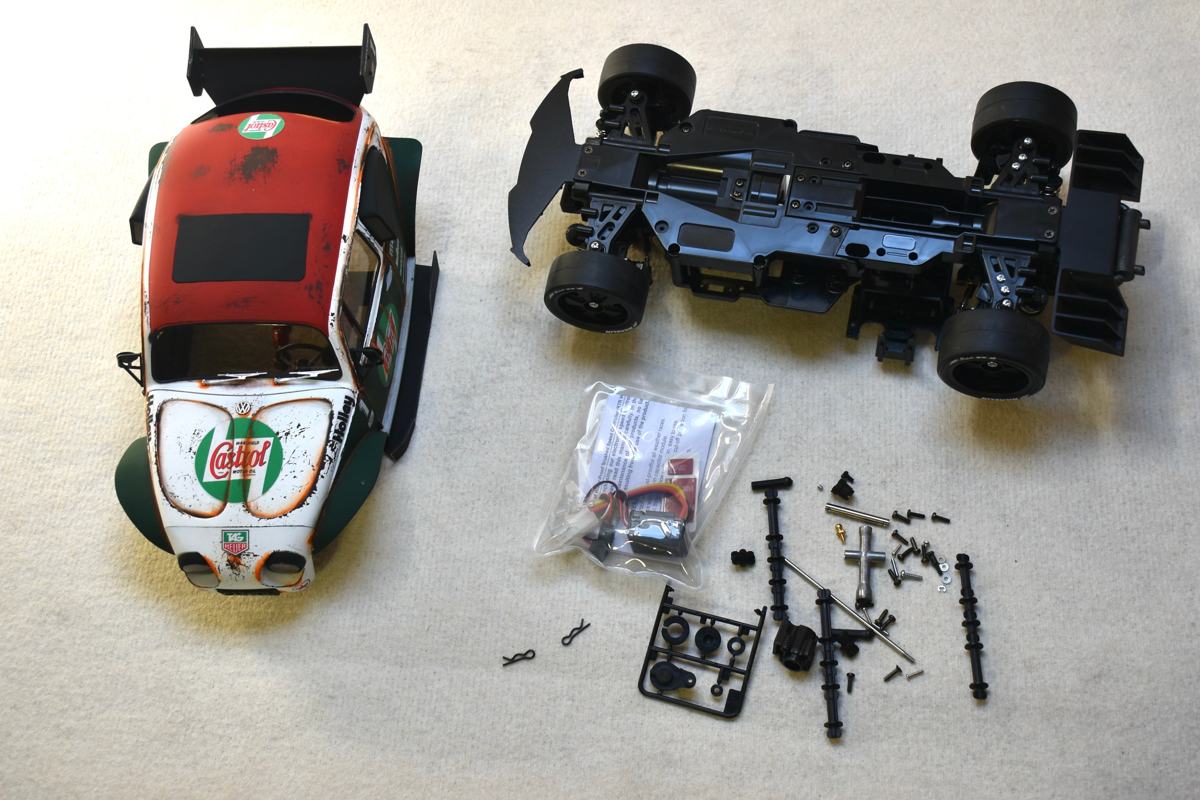 Tamiya Custom Built STREET Blitzer Beetle (CASTROL) – 1/10 RC