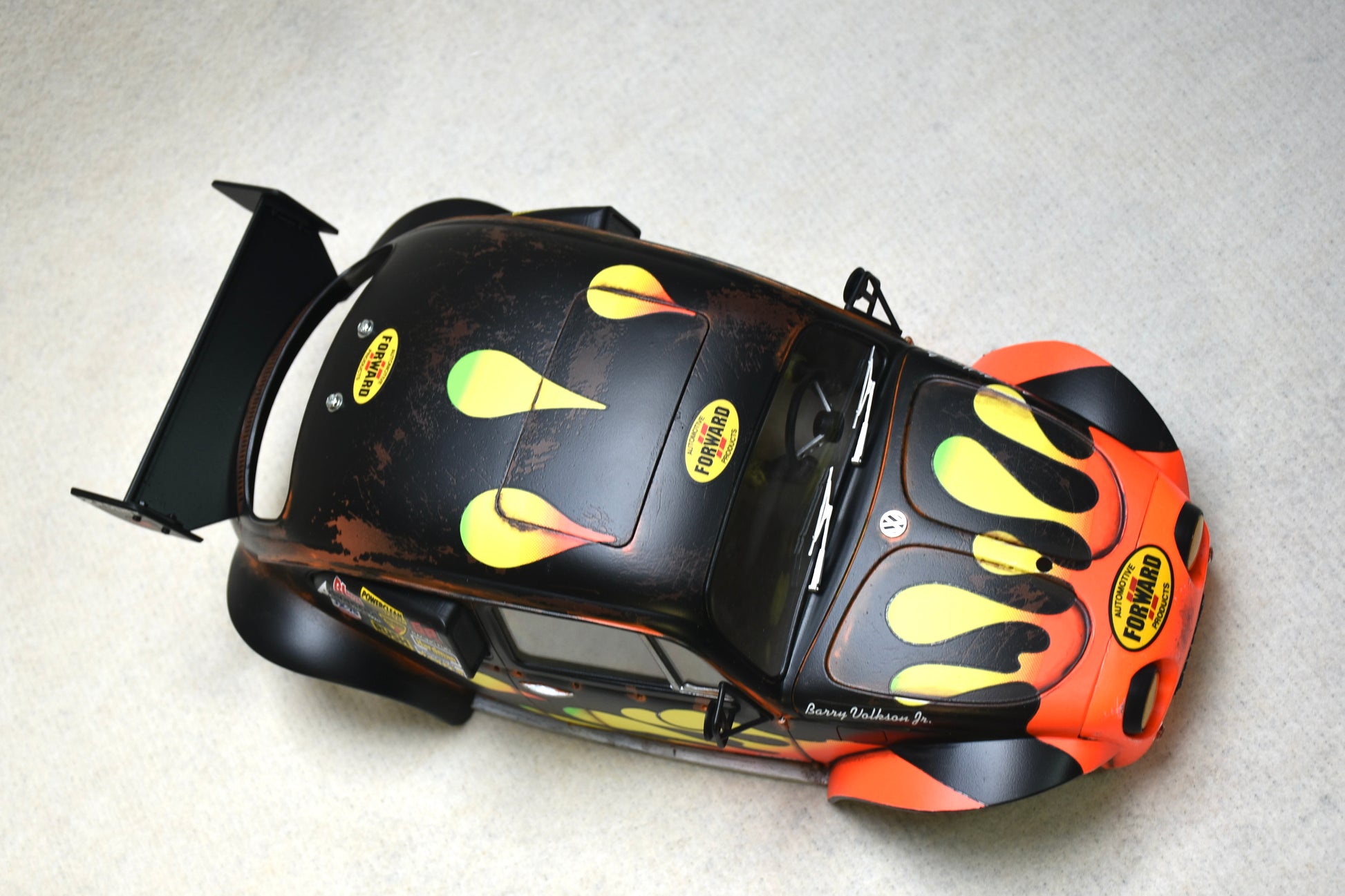 Tamiya Sand Scorcher 1/10 Custom Painted Body – Finished with Driver Figure (SCORTZER) - BOLIM RC CUSTOMS