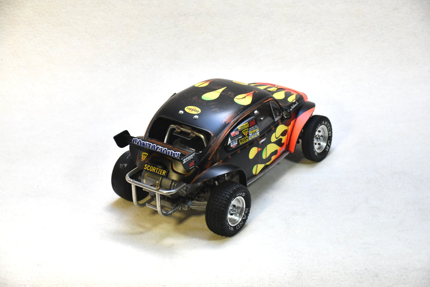 Tamiya Sand Scorcher 1/10 Custom Painted Body – Finished with Driver Figure (SCORTZER) - BOLIM RC CUSTOMS