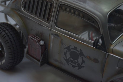 Tamiya Sand Scorcher 1/10 Custom Painted Body – Finished with Driver Figure (DYSTOPIC)