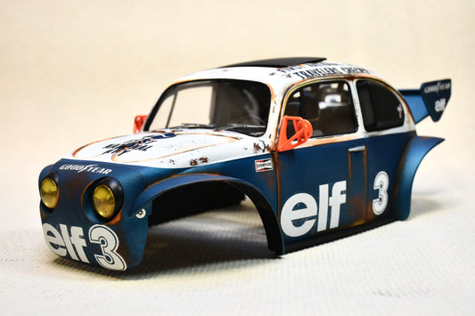 Tamiya Sand Scorcher 1/10 Custom Painted Body – Finished with Driver Figure (Tyrrell p34 tribute)