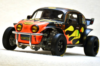 Tamiya Sand Scorcher 1/10 Custom Painted Body – Finished with Driver Figure (SCORTZER) - BOLIM RC CUSTOMS