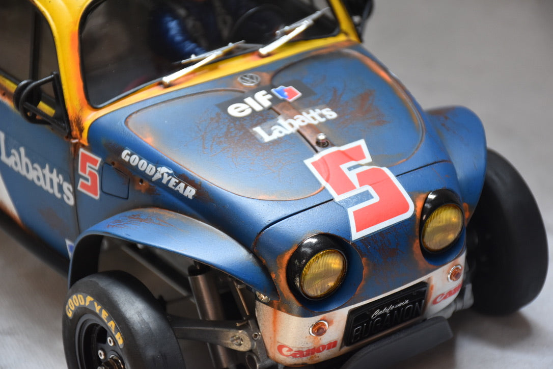 Tamiya Sand Scorcher 1/10 Custom Painted Body – Finished with Driver Figure (BUGANON)