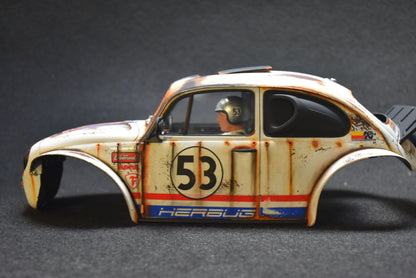 HERBUG - Tamiya Sand Scorcher 1/10 Custom Painted Body – Finished with Driver Figure