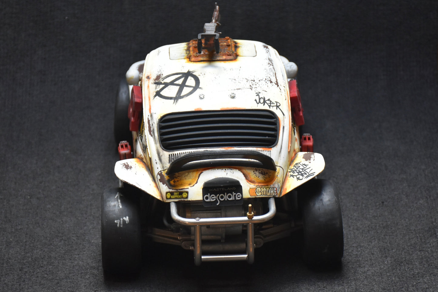 Tamiya Sand Scorcher 1/10 Custom Painted Body – Finished with Driver Figure (DYSTOPIC) - BOLIM RC CUSTOMS