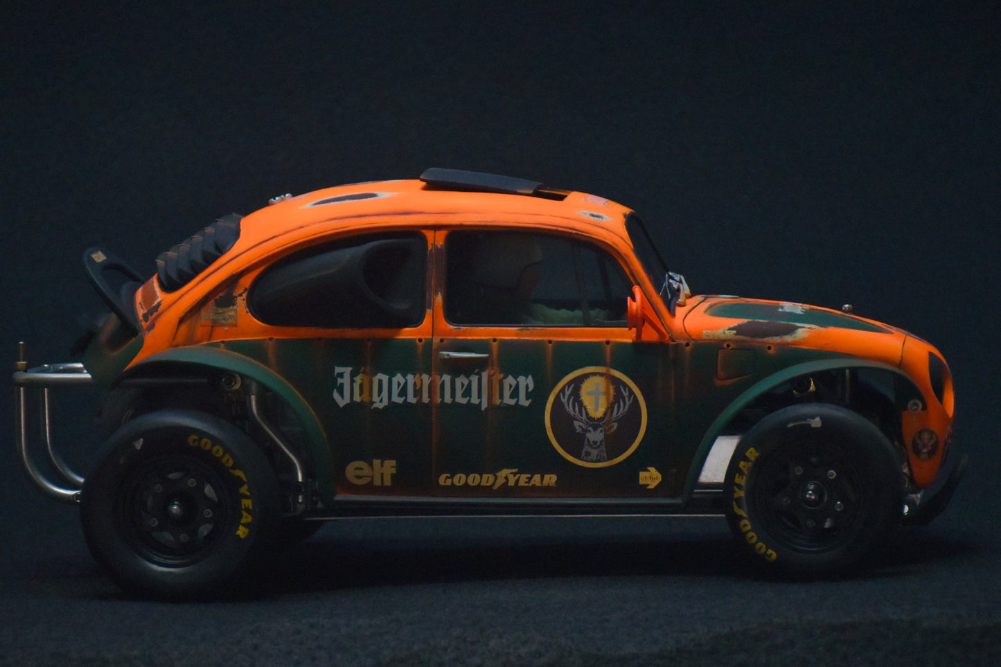 Tamiya Sand Scorcher 1/10 Custom Painted Body – Finished with Driver Figure (JAGERMAGEN)