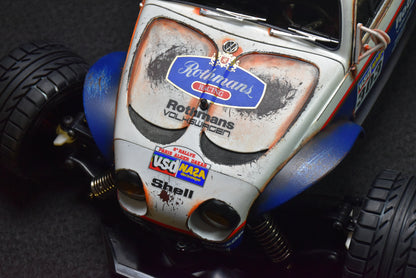Tamiya BLITZER BEETLE 1/10 Custom Painted Body – Finished with Driver Figure (DAKAR ROTHMANS)
