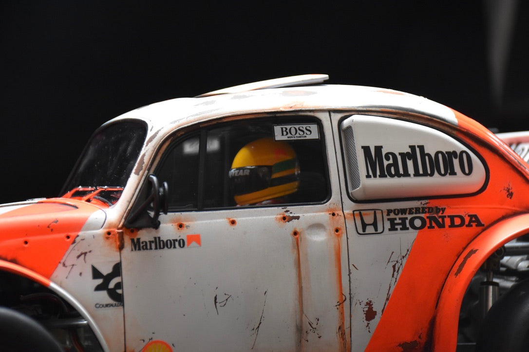 Tamiya Sand Scorcher 1/10 Custom Painted Body – Finished with Driver Figure (BUGLAREN)