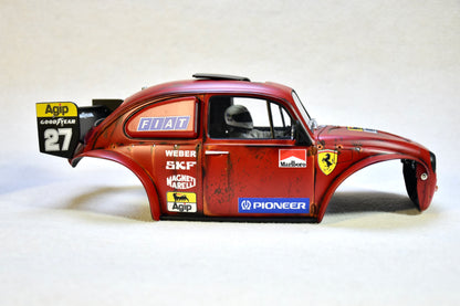 Tamiya Sand Scorcher 1/10 Custom Painted Body – Finished with Driver Figure (Ferragen2) - BOLIM RC CUSTOMS