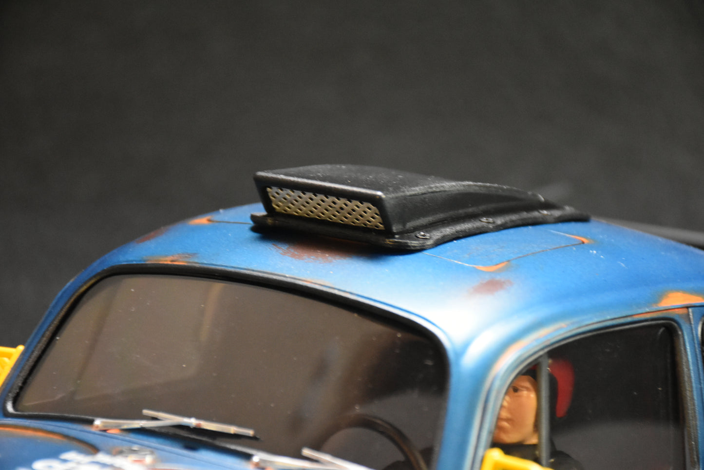 Tamiya BLITZER BEETLE 1/10 Custom Painted Body – Finished with Driver Figure (RED BULL LIVERY)