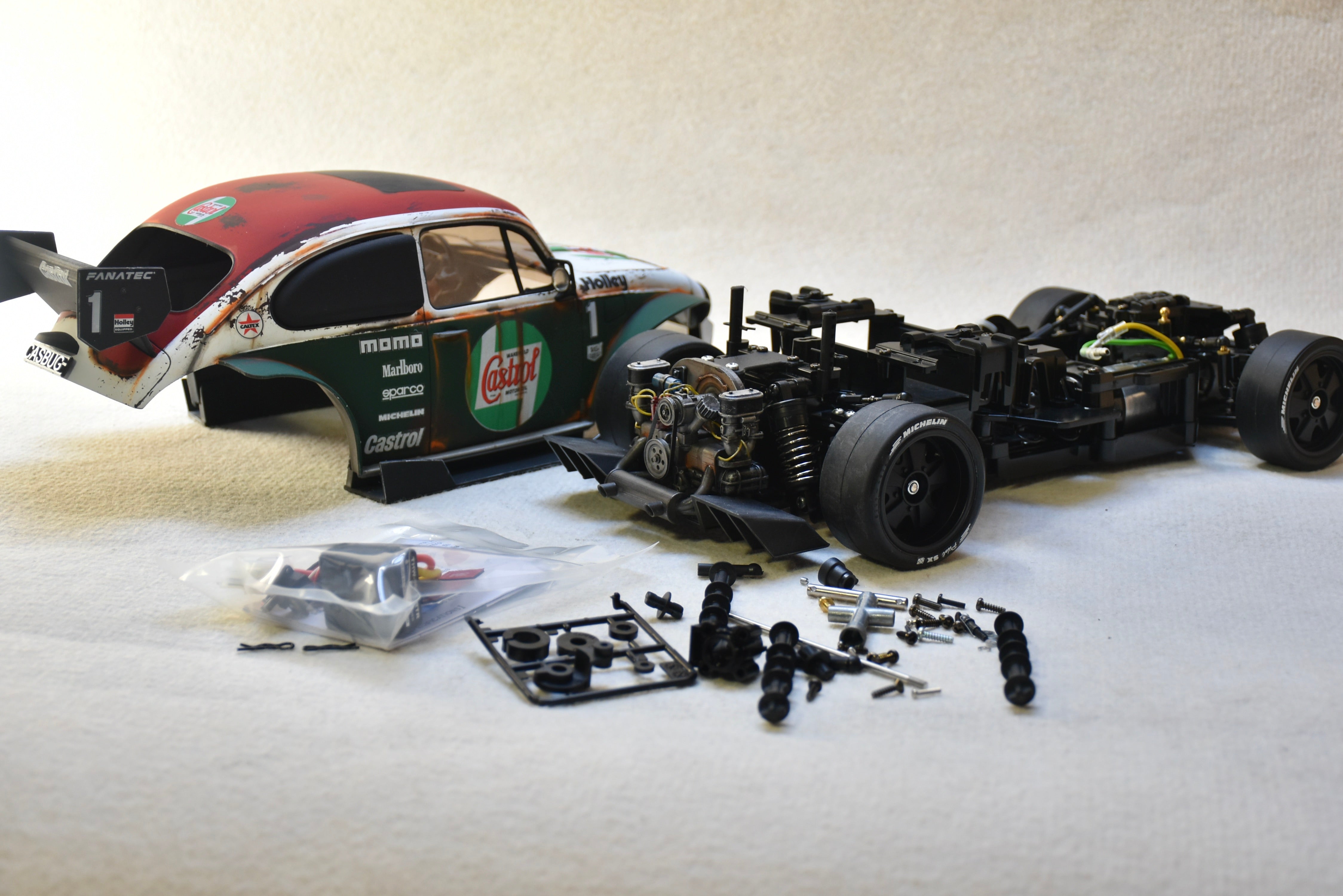Tamiya Custom Built STREET Blitzer Beetle (CASTROL) – 1/10 RC