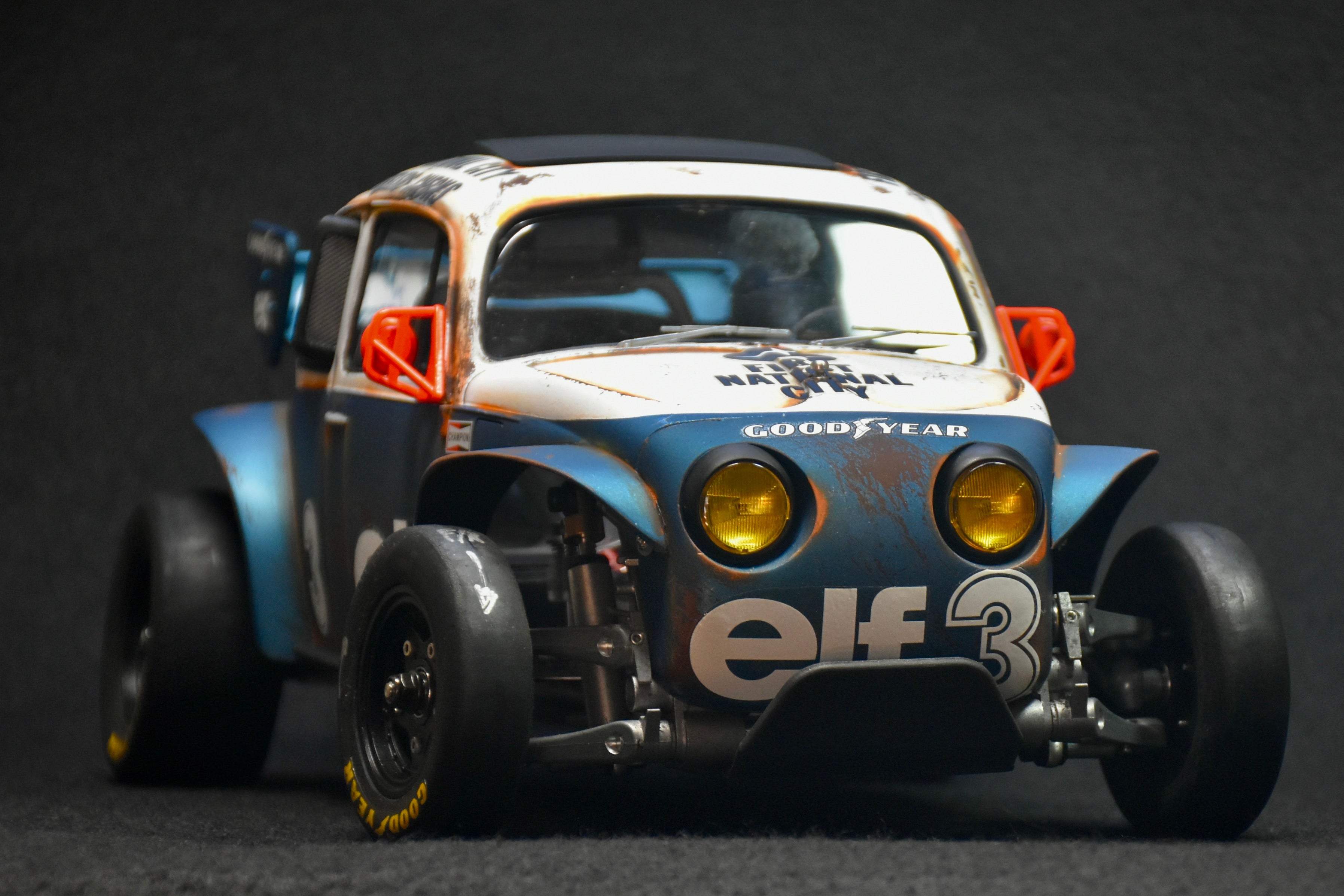 Tamiya Sand Scorcher 1/10 Custom Painted Body – Finished with