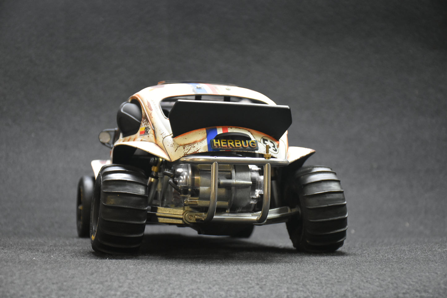 HERBUG - Tamiya Sand Scorcher 1/10 Custom Painted Body – Finished with Driver Figure