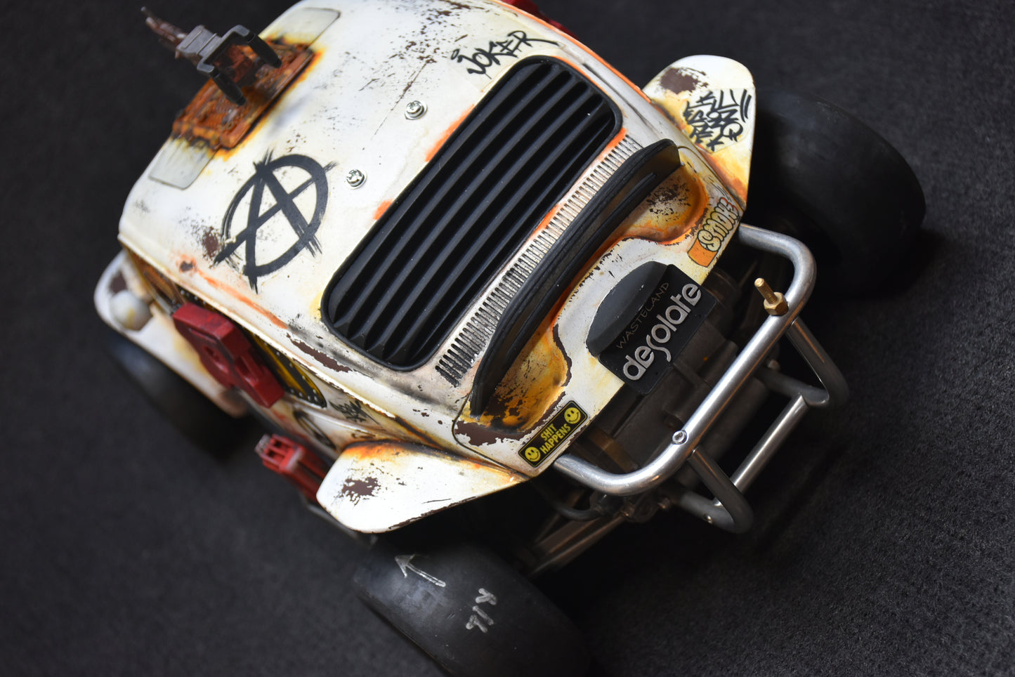 Tamiya Sand Scorcher 1/10 Custom Painted Body – Finished with Driver Figure (DYSTOPIC) - BOLIM RC CUSTOMS