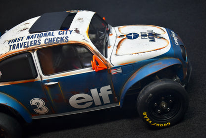 Tamiya Sand Scorcher 1/10 Custom Painted Body – Finished with Driver Figure (Tyrrell p34 tribute)