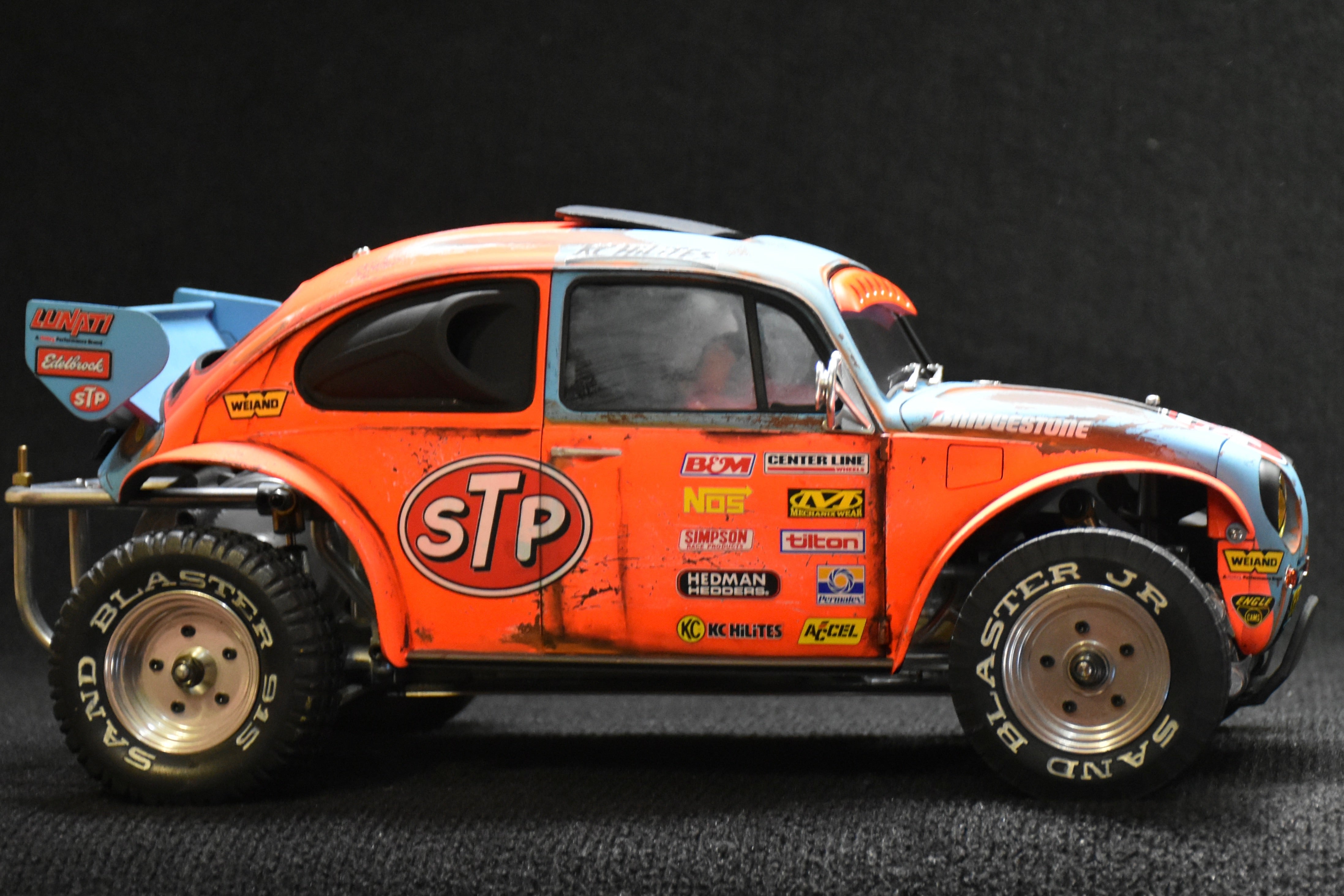 Tamiya Sand Scorcher 1/10 Custom Painted Body – Finished with
