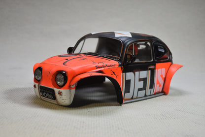 DEUS EX MACHINA theme - Tamiya Sand Scorcher 1/10 Custom Painted Body – Finished with Driver Figure