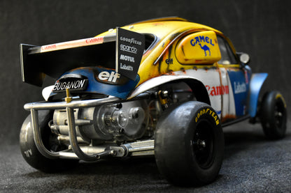 Tamiya Sand Scorcher 1/10 Custom Painted Body – Finished with Driver Figure (BUGANON)