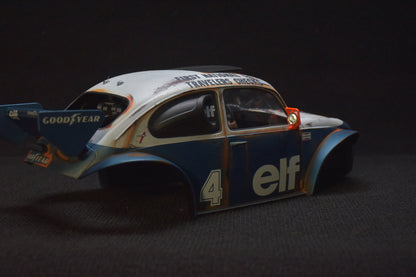 Tamiya Sand Scorcher 1/10 Custom Painted Body – Finished with Driver Figure (Tyrrell p34 tribute)