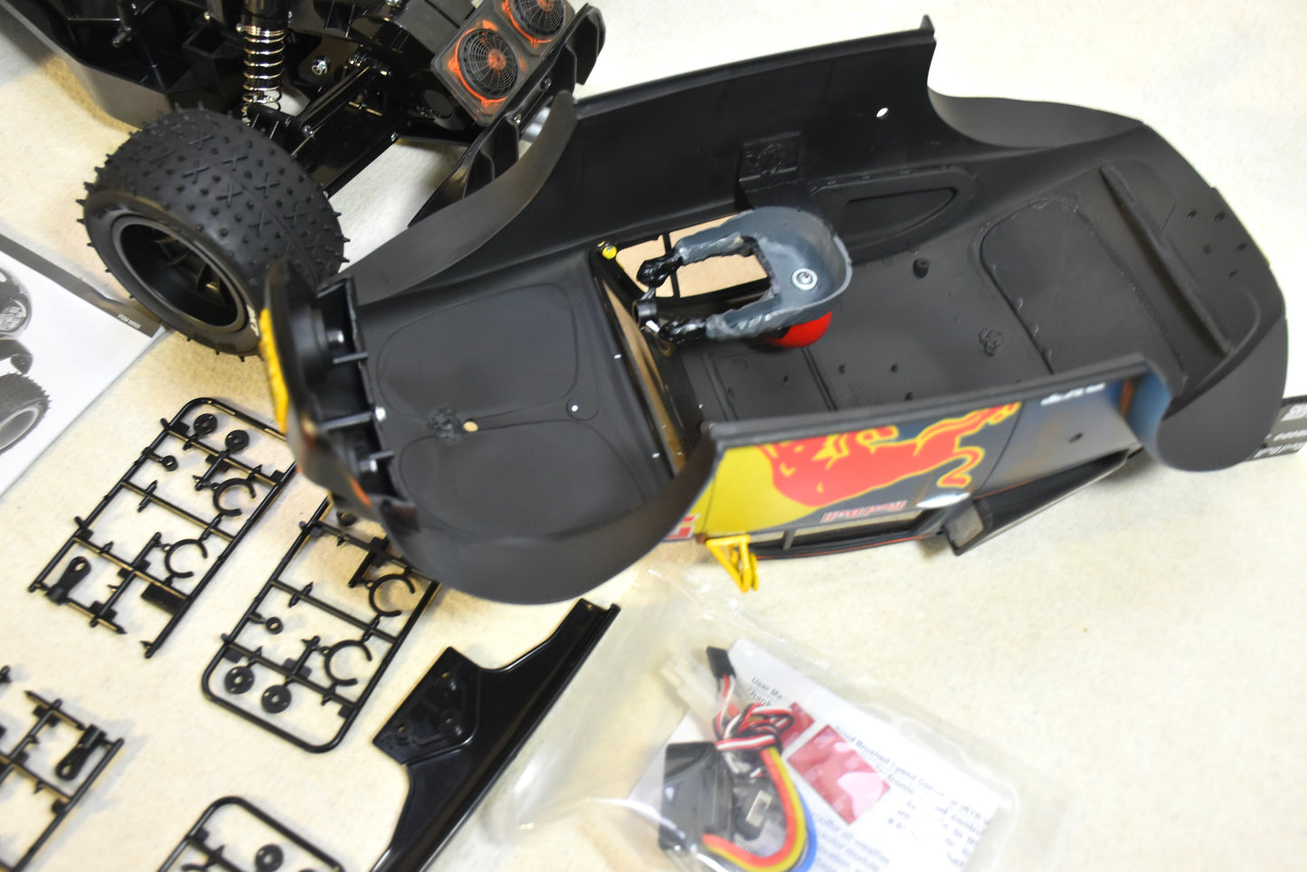 REDBUG  - Custom-Built Tamiya Blitzer Beetle – 1/10 RC Buggy (RED BULL LIVERY)
